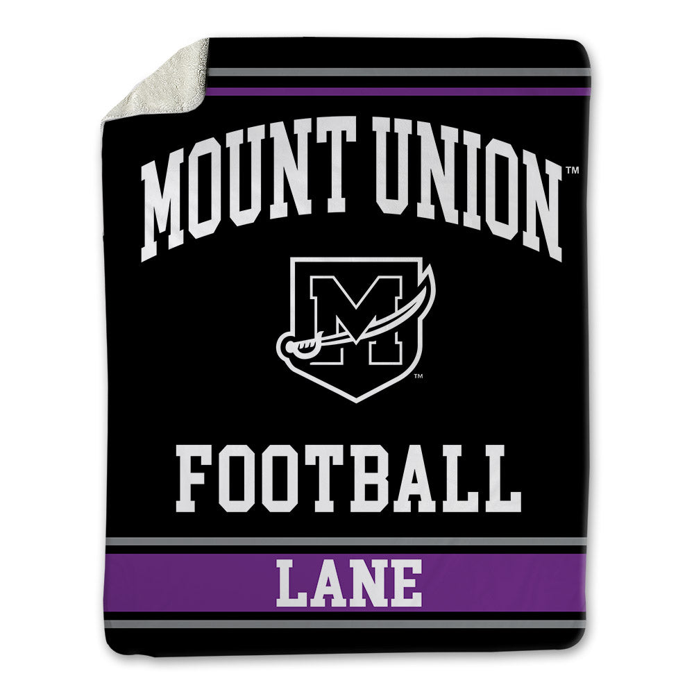 Mount Union - NCAA Football : Jaxon Lane - Blanket-0