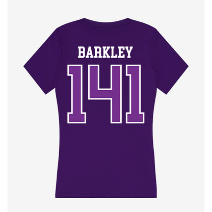 Mount Union - NCAA Wrestling : Ridge Barkley - Women's V-Neck T-Shirt-1