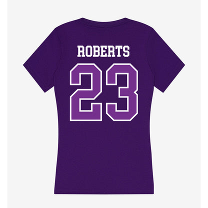 Mount Union - NCAA Baseball : Evan Roberts - Women's V-Neck T-Shirt-1