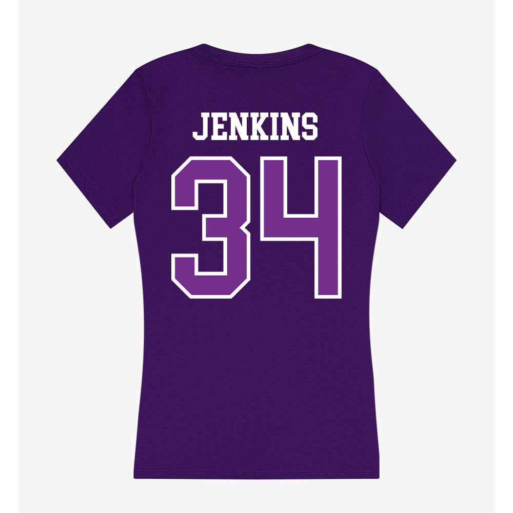 Mount Union - NCAA Baseball : Josh Jenkins - Women's V-Neck T-Shirt-1