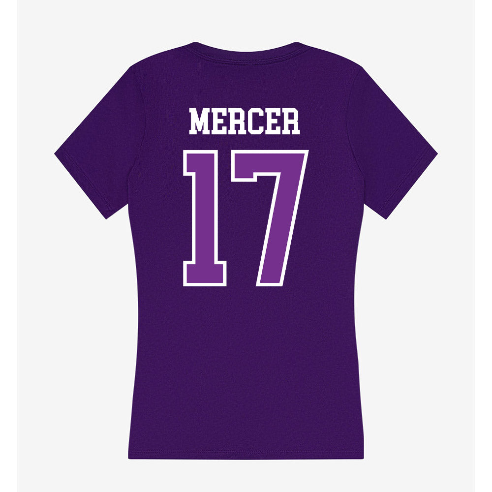 Mount Union - NCAA Softball : Sydney Mercer - Women's V-Neck T-Shirt-1