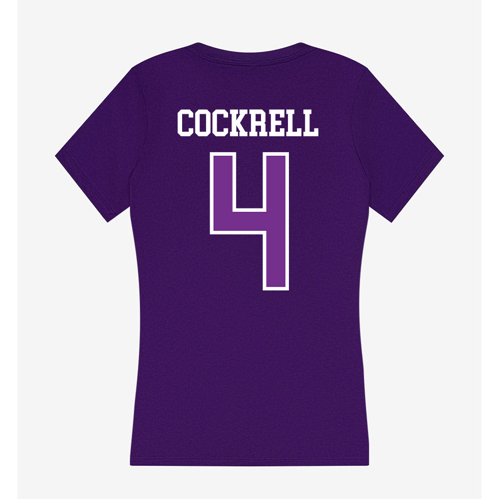 Mount Union - NCAA Football : Jacob Cockrell - Women's V-Neck T-Shirt-1