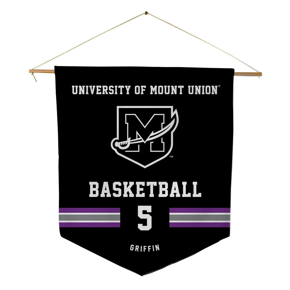 Mount Union - NCAA Women's Basketball : Kelley Griffin - Pennant - 18" x 21"-0