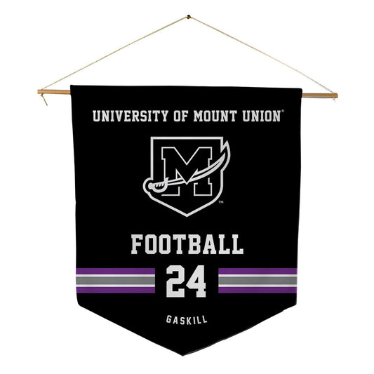 Mount Union - NCAA Football : Jackson Gaskill - Pennant - 18" x 21"-0