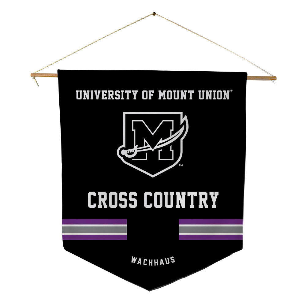 Mount Union - NCAA Women's Cross Country : Casey Wachhaus - Pennant - 18" x 21"-0