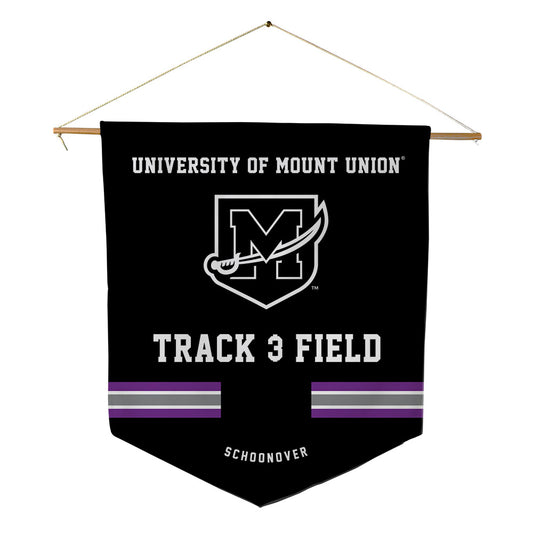 Mount Union - NCAA Men's Track & Field : Josh Schoonover - Pennant - 18" x 21"-0