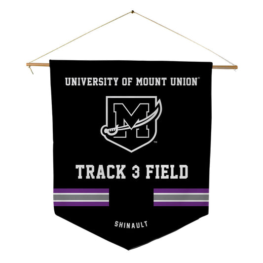 Mount Union - NCAA Men's Track & Field : Brayden Shinault - Pennant - 18" x 21"-0