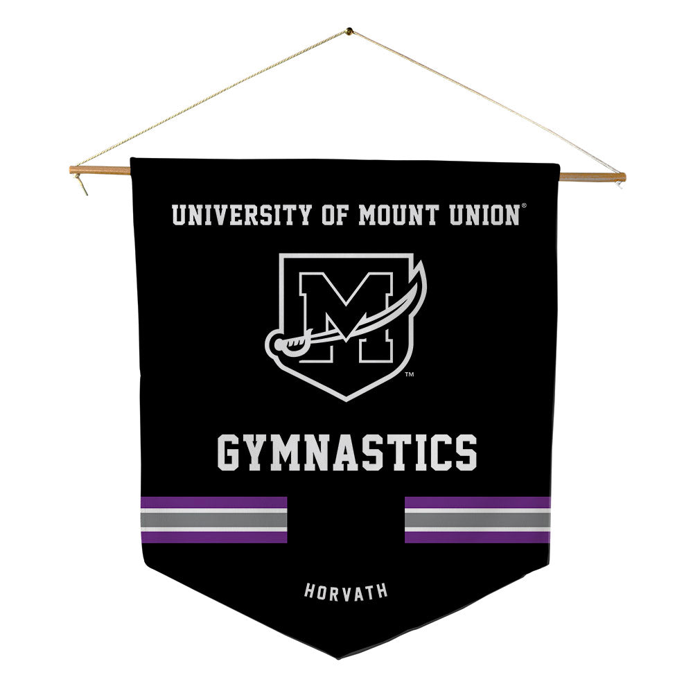 Mount Union - NCAA Women's Gymnastics : Roseann Horvath - Pennant - 18" x 21"-0