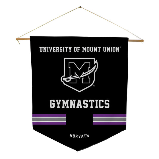 Mount Union - NCAA Women's Gymnastics : Roseann Horvath - Pennant - 18" x 21"-0