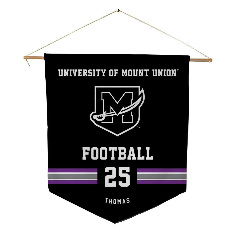 Mount Union - NCAA Football : Shaun Thomas - Pennant - 18" x 21"-0