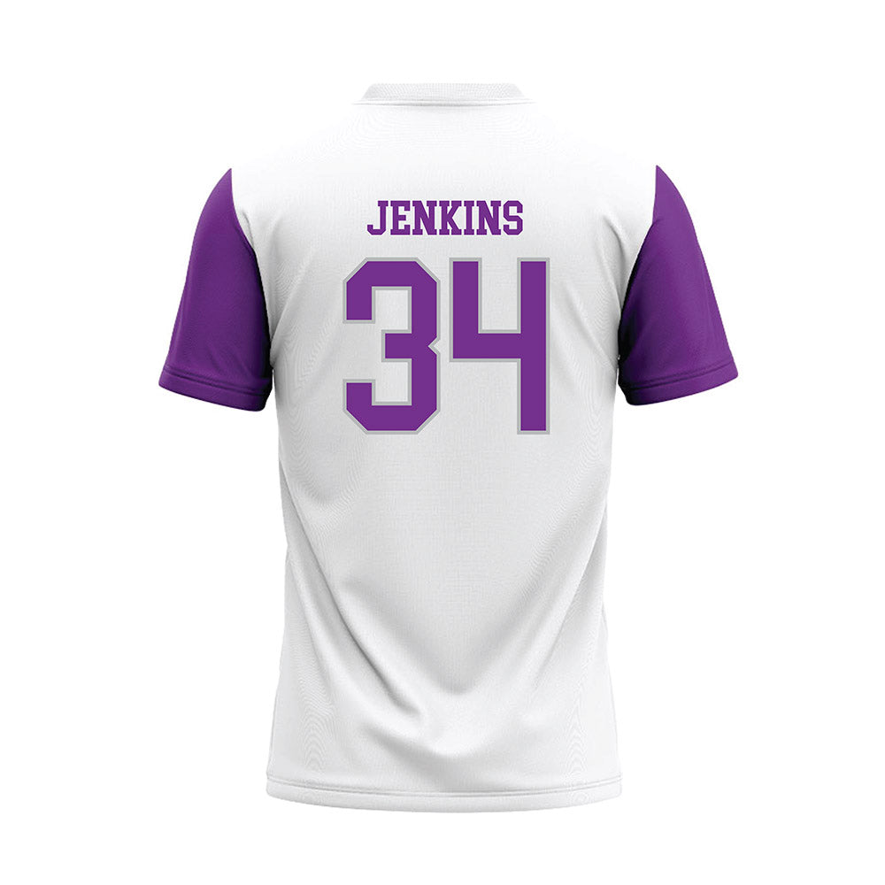 Mount Union - NCAA Baseball : Josh Jenkins - White Baseball Jersey-1
