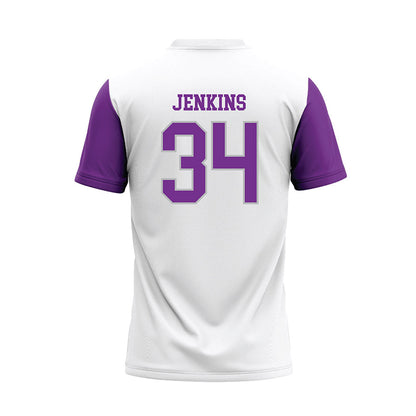 Mount Union - NCAA Baseball : Josh Jenkins - White Baseball Jersey-1