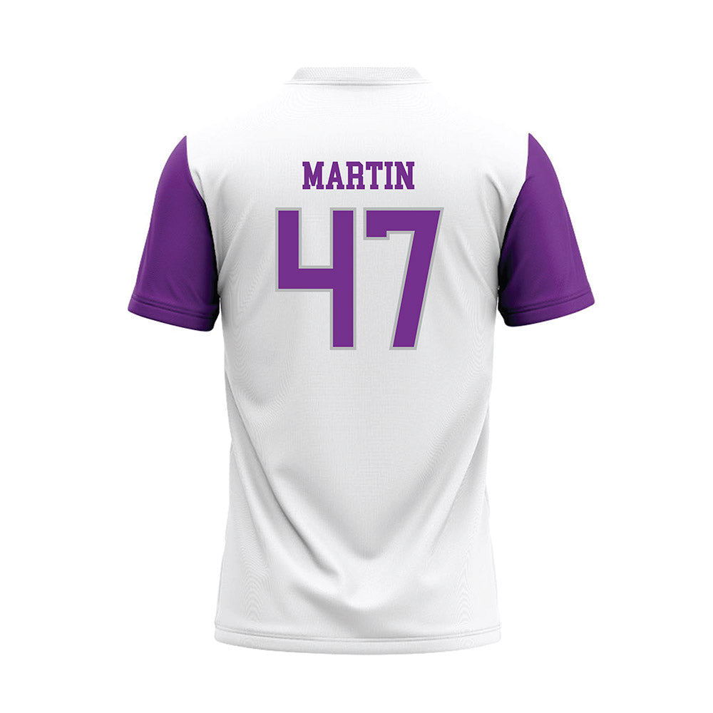 Mount Union - NCAA Baseball : Trey Martin - White Baseball Jersey-1