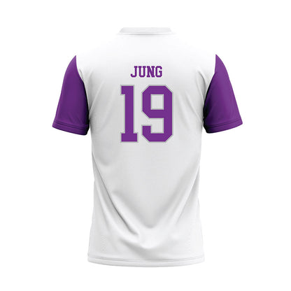 Mount Union - NCAA Baseball : Cole Jung - White Baseball Jersey-1