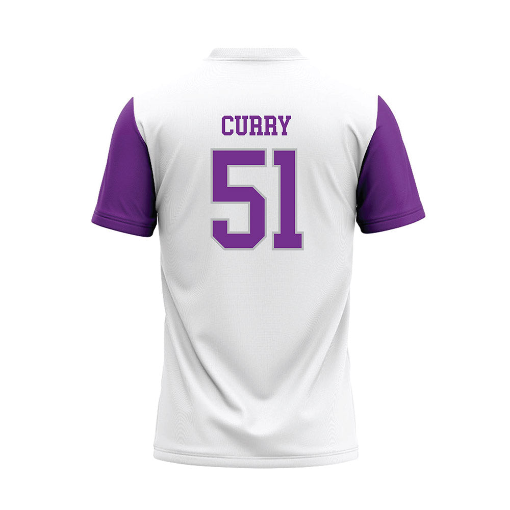Mount Union - NCAA Baseball : Derek Curry - White Baseball Jersey-1