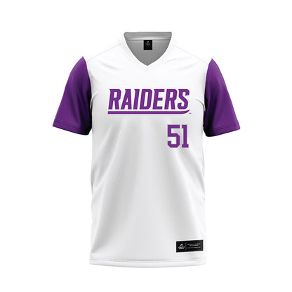 Mount Union - NCAA Baseball : Derek Curry - White Baseball Jersey-0