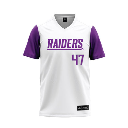 Mount Union - NCAA Baseball : Trey Martin - White Baseball Jersey-0