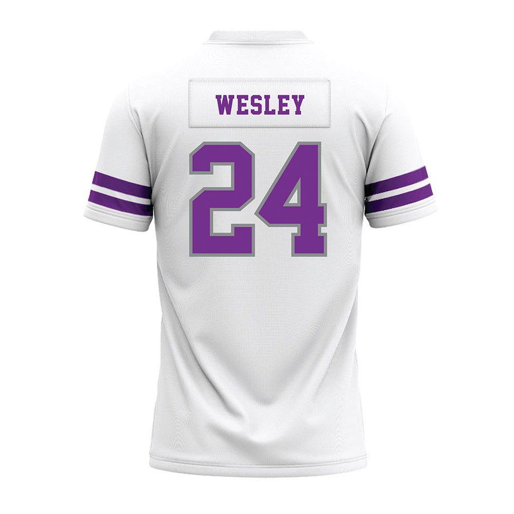 Mount Union - NCAA Football : Kamden Wesley - White Premium Football Jersey-1