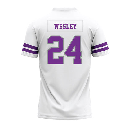 Mount Union - NCAA Football : Kamden Wesley - White Premium Football Jersey-1