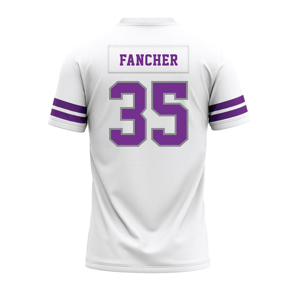 Mount Union - NCAA Football : Austin Fancher - White Premium Football Jersey-1