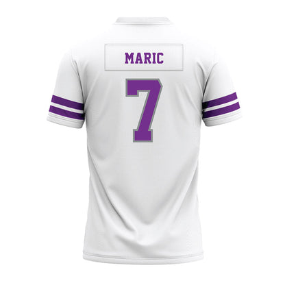 Mount Union - NCAA Football : Ivan Maric - White Premium Football Jersey-1