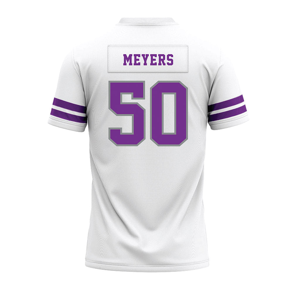Mount Union - NCAA Football : Dagan Meyers - White Premium Football Jersey-1