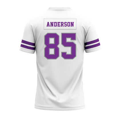 Mount Union - NCAA Football : Grant Anderson - White Premium Football Jersey-1