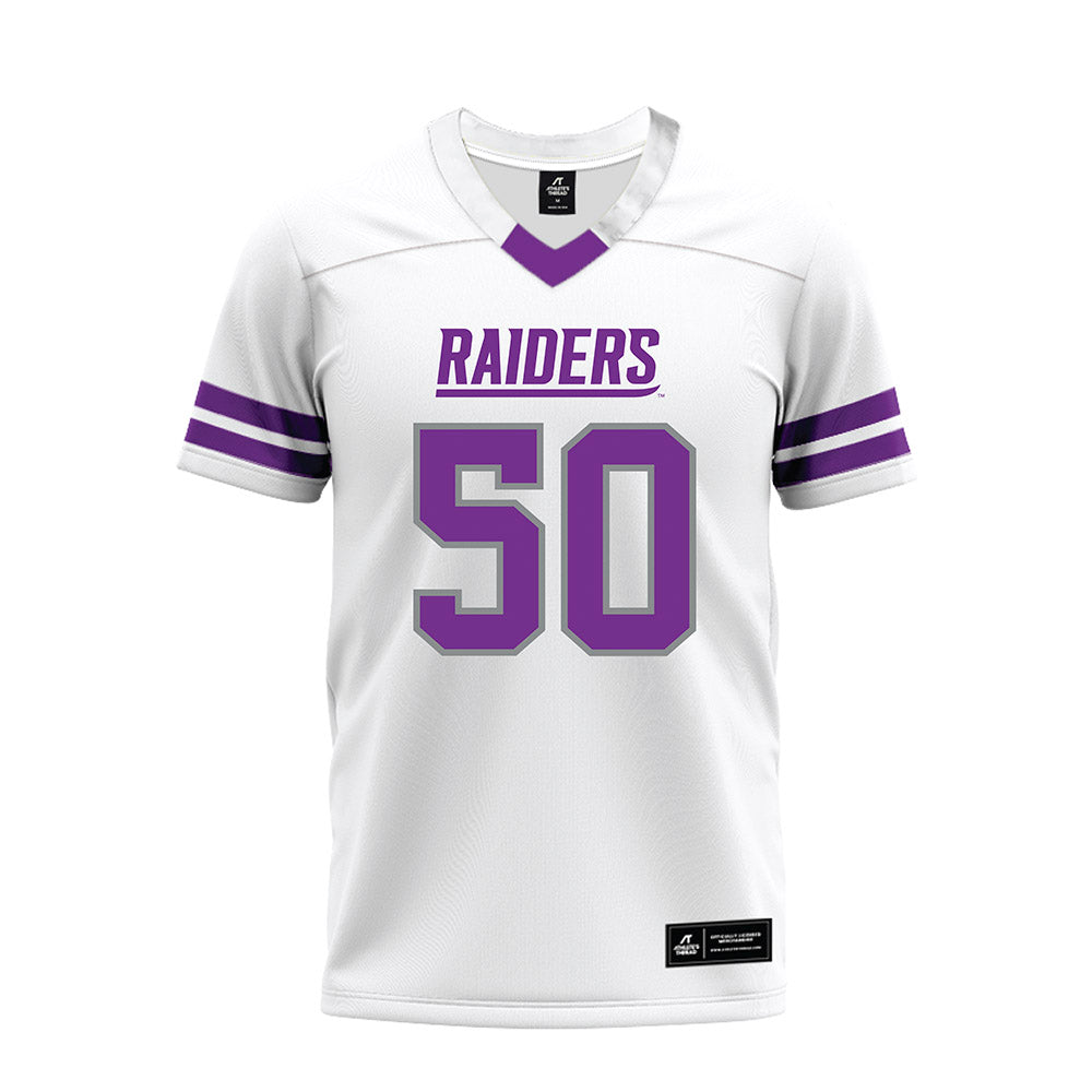 Mount Union - NCAA Football : Dagan Meyers - White Premium Football Jersey-0