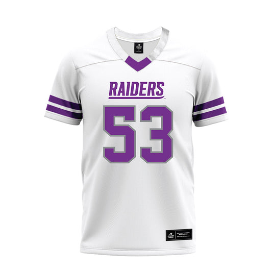 Mount Union - NCAA Football : Ryan McCall - White Premium Football Jersey-0
