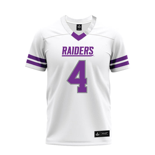 Mount Union - NCAA Football : Lincoln Wade - White Premium Football Jersey-0