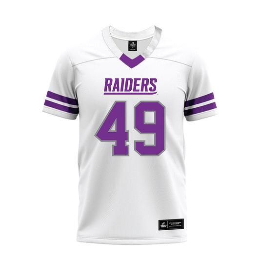 Mount Union - NCAA Football : Jaxon Lane - White Premium Football Jersey-0