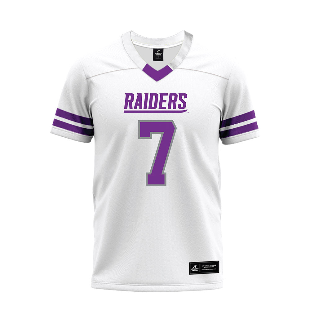 Mount Union - NCAA Football : Ivan Maric - White Premium Football Jersey-0