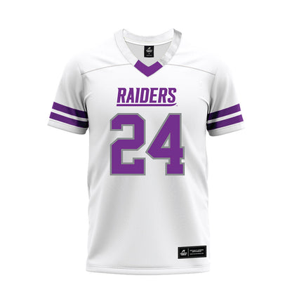 Mount Union - NCAA Football : Kamden Wesley - White Premium Football Jersey-0