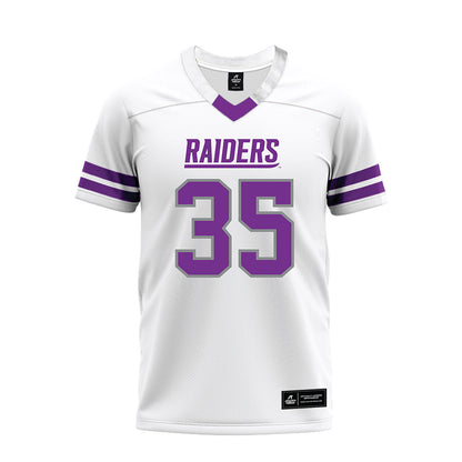 Mount Union - NCAA Football : Austin Fancher - White Premium Football Jersey-0