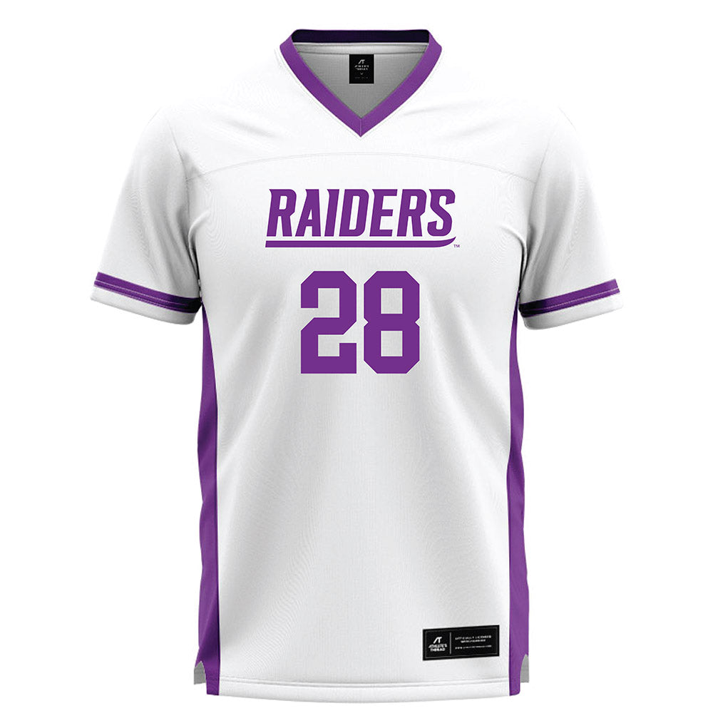 Mount Union - NCAA Men's Lacrosse : Nikolai Lopatka - White Lacrosse Jersey -0