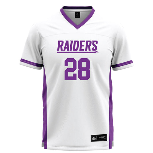 Mount Union - NCAA Men's Lacrosse : Nikolai Lopatka - White Lacrosse Jersey -0