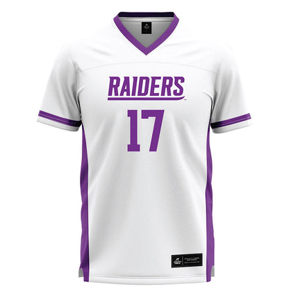 Mount Union - NCAA Men's Lacrosse : braylon li - White Lacrosse Jersey -0