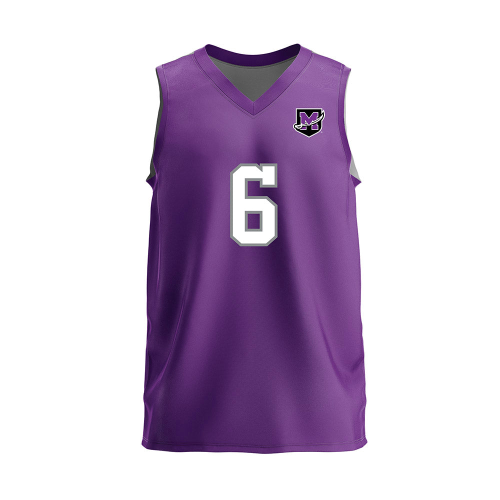 Mount Union - NCAA Men's Volleyball : Peyton Koszelak - Purple Volleyball Jersey-0
