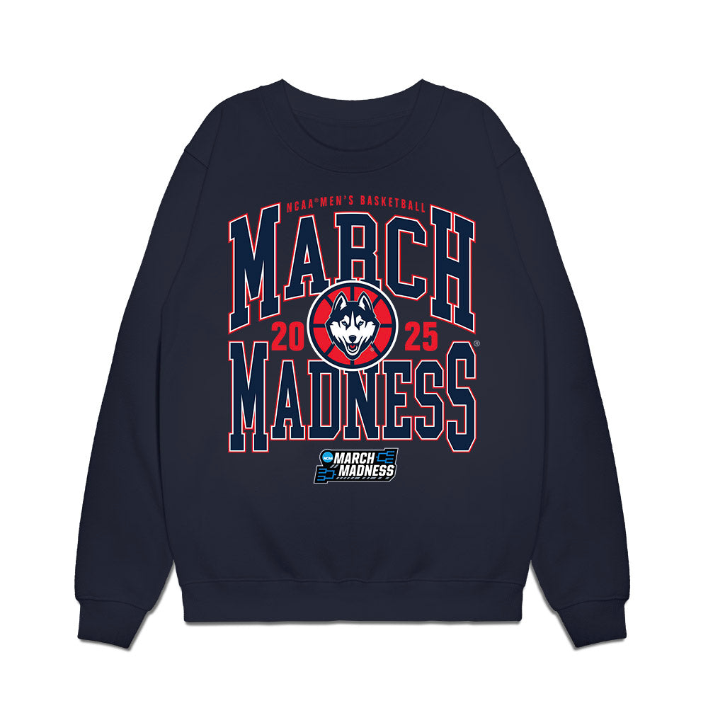 UConn - NCAA Men's Basketball : - NCAA® March Madness® 2025 Team Premium Crewneck Sweatshirt-0