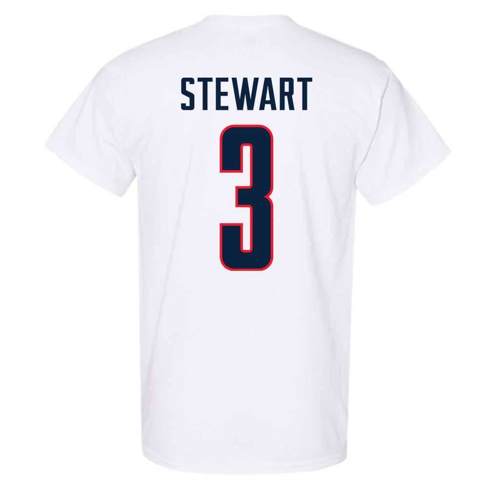 UConn - NCAA Men's Basketball : Jaylin Stewart - NCAA® March Madness® 2025 Shersey T-Shirt-1