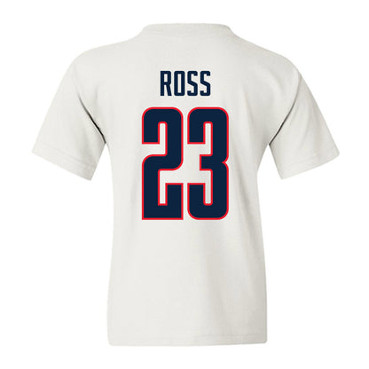 UConn - NCAA Men's Basketball : Jayden Ross - NCAA® March Madness® 2025 Shersey Youth T-Shirt-1