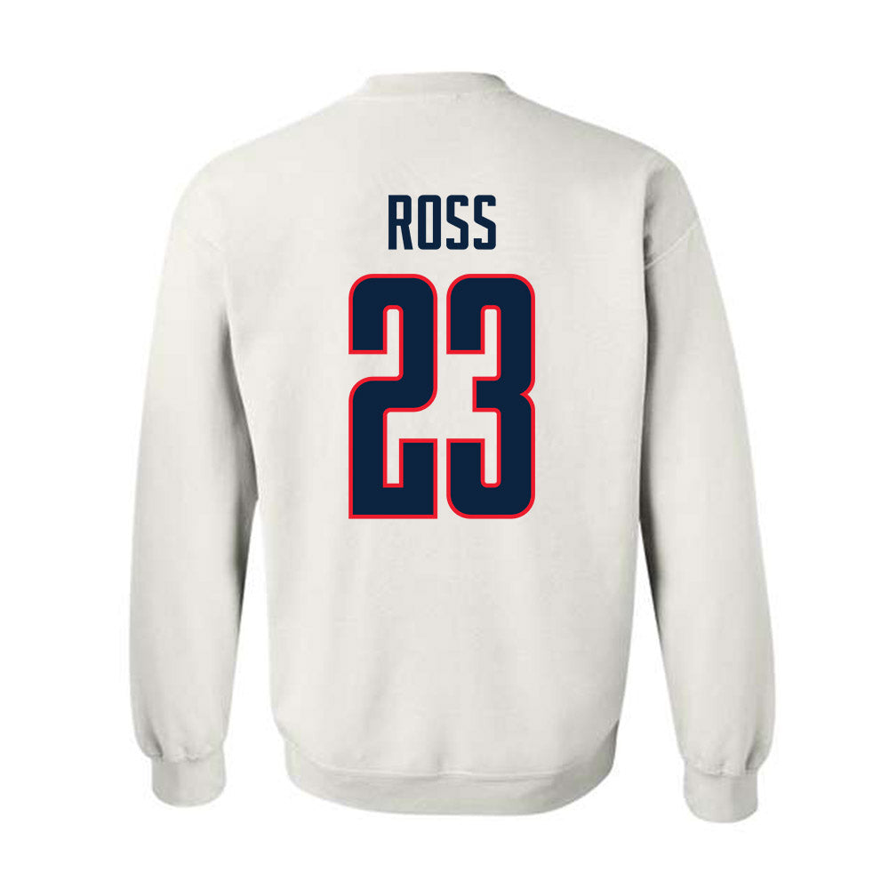 UConn - NCAA Men's Basketball : Jayden Ross - NCAA® March Madness® 2025 Shersey Crewneck Sweatshirt-1