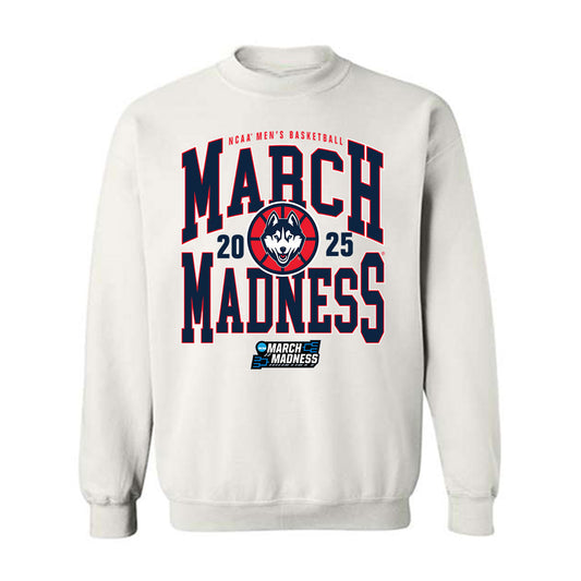 UConn - NCAA Men's Basketball : Jaylin Stewart - NCAA® March Madness® 2025 Shersey Crewneck Sweatshirt-0