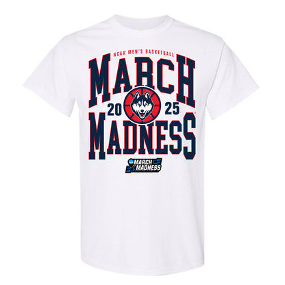 UConn - NCAA Men's Basketball : Alex Karaban - NCAA® March Madness® 2025 Shersey T-Shirt-0