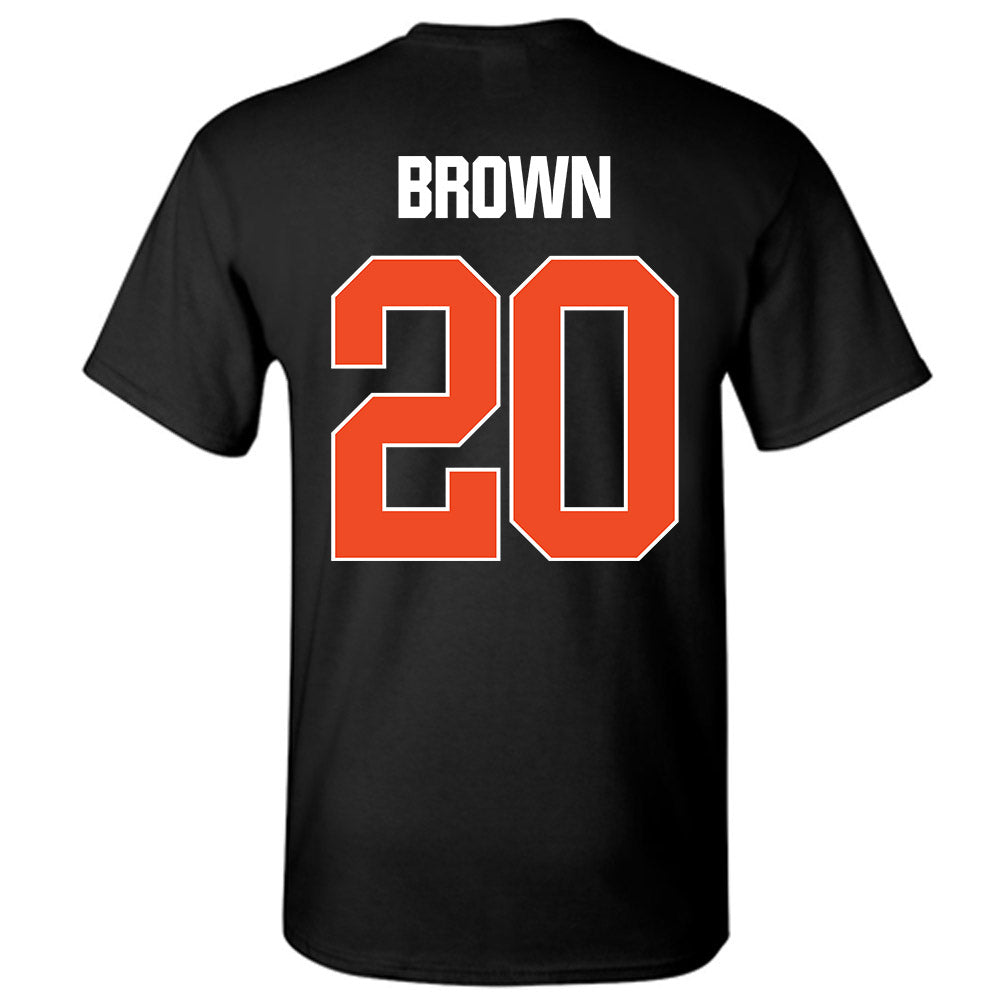 Florida - NCAA Men's Basketball : Isaiah Brown - NCAA® March Madness® 2025 Shersey T-Shirt-1