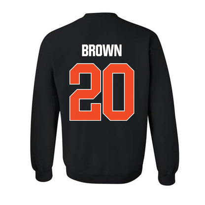 Florida - NCAA Men's Basketball : Isaiah Brown - NCAA® March Madness® 2025 Shersey Crewneck Sweatshirt-1