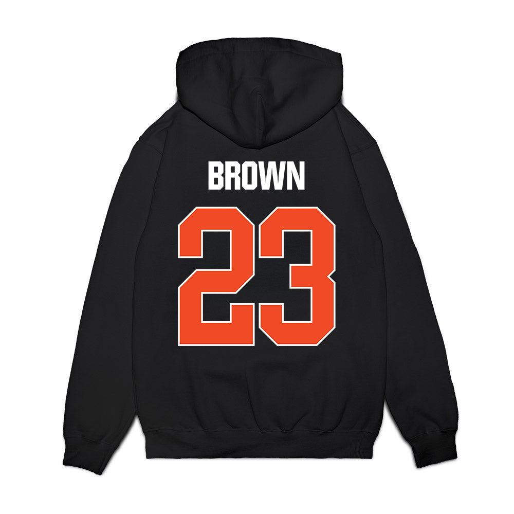 Florida - NCAA Men's Basketball : AJ Brown - NCAA® March Madness® 2025 Sweet Sixteen Shersey Premium Hooded Sweatshirt-1
