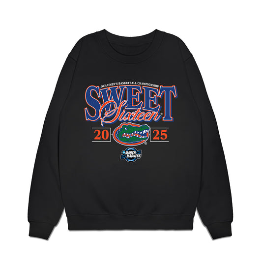 Florida - NCAA Men's Basketball : Alex Condon - NCAA® March Madness® 2025 Sweet Sixteen Shersey Premium Crewneck Sweatshirt-0
