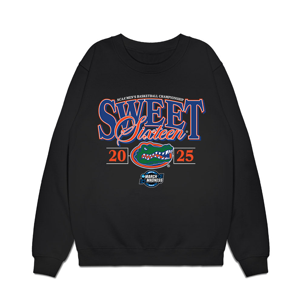 Florida - NCAA Men's Basketball : Johnuel Fland - NCAA® March Madness® 2025 Sweet Sixteen Shersey Premium Crewneck Sweatshirt-0
