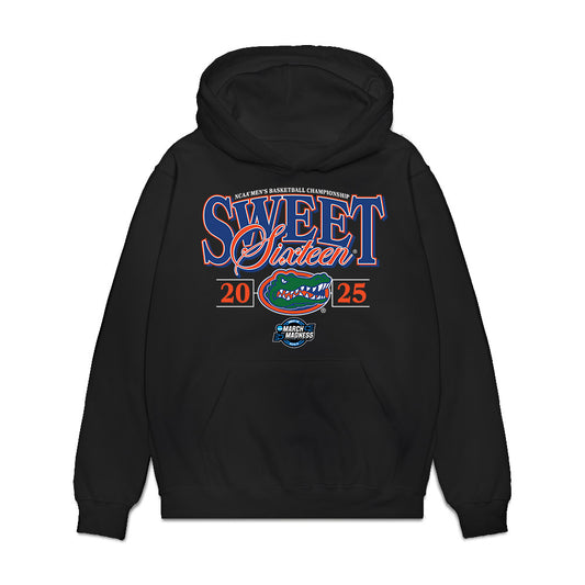 Florida - NCAA Men's Basketball : Viktor Mikic - NCAA® March Madness® 2025 Sweet Sixteen Shersey Premium Hooded Sweatshirt-0